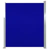 Vidaxl Stranska tenda za teraso 160x300 cm modra