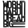 WALLXPERT Zidna dekoracija Work Hard Dream Big 2