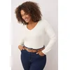 Trendyol Curve Ženska bluza Tbbaw26Af00025, Krem
