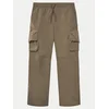 Jack & Jones Junior Hlače iz tkanine 12269493 Rjava Regular Fit