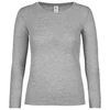 MAJICA DUGI RUKAVI B&C #E150/WOMEN LSL SVIJETLO SIVA M