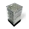 Kockice Chessex - Opaque - Germany War Dice - Dark Grey-Black - Dice Block 16mm (12)