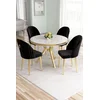 Hanah Home Trpezarijski set, 5 komada, Crni