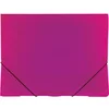 Karton P+P Karton P+P Plastične mape z zavihki in gumico Opaline, A4, roza, 1 kos