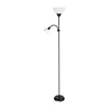 Brilagi - Podna lampa ARIANA 1xE27/100W/230V + 1xE14/25W crna