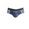 Muške sexy bikini gaće Naval Jock, Teget-bele