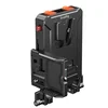 SmallRig Intelligent Power Management V-Mount Battery Adapter Plate with 15mm Dual Rod Clamp 5881