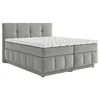 Carryhome BOXSPRING POSTELJA 160 cm x 200 cm , tekstil siva