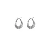 Cala Rose Uhani TRIPLE HOOPS srebrna