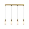 ITALUX PND-95331-4-BRSS - Luster na sajli SANTOS 4xG9/40W/230V zlatna