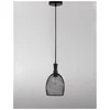 VISILICA NEVA E27/12W METALNA CRNA