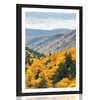 Plakat s paspartujem razgled na veličastne gore - 30x45 no frame