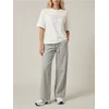 Sinsay - Wide-leg jogger farmerke - svetlo siva