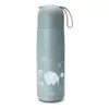 Nuvita Termo posoda s silikonskim ročajem 400 ml - Blue