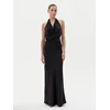 Eleh Večerna obleka ESS250036 Črna Regular Fit