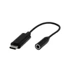 Avdio adapter USB Type-C - USB Type-C moški na ženski 3,5-mm priključek, stereo, črn - razprodaja