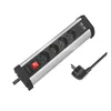 LOGILINK Produžni kabl 4 mesta, 2 USB, prekidač, stalak, 1.5m, aluminium