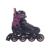 Roleri S (33-36) Crno Ljubicasti Alu Abec-5 Pu Tockici