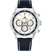 Tommy Hilfiger Muški hronograf kvarcni sat, Belo-plavi