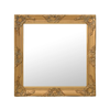 Den Stensko ogledalo v baročnem stilu 60x60 cm zlato