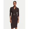 Rinascimento Cocktail obleka CFC0131082003 Rjava Regular Fit