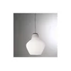 SIRU - Luster na sajli LONDON 1xE27/60W/230V bela/sjajni hrom venecijansko staklo