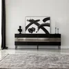 Hanah home TV Komoda Leon Crno-Siva