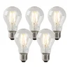 Set 5 LED žarnic E27 prozoren 3W 250lm 2200K