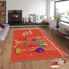 Conceptum Hypnose tepih s novogodišnjim motivima Asr-Crpt-8, pravokutni, 100 x 140 cm, crveni