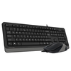 A4 TECH USB US tastatura + USB miš F1010 FSTYLER sivi set