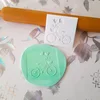 KREATIVNI SLATKIŠI Modla za kolače Bicikl, 8 cm, Bela