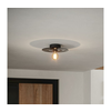 Eglo 44028 - Plafonska svetiljka LINTMILL 1xE27/40W/230V siva
