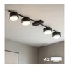 Brilagi - LED RGB prigušiva spot svetiljka MONO 4xGX53/14W/230V Wi-Fi Tuya crna