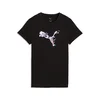 Puma GRAPHICS FLORAL CAT TEE, ženska majica, crna 691912
