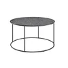 Livetastic Klubska Miza Black, Črna, O 80cm