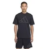 ADIDAS PERFORMANCE Funkcionalna majica črna / bela
