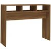 MAISON CHIC konzolna miza - miza ob steni rjav hrast 105x30x80 cm konstruiran les, (21786355)