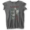 Queen News of the World Burnout Charcoal Grey S Ženske Majica