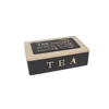 Sigma Drvena kutija za čaj Tea 6-delna, Crna, MV25-08