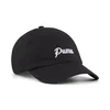 PUMA Essentials Script Dad Cap, Women, Black, OSFA