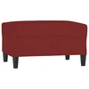 Vidaxl Stolček za noge vinsko rdeče 70x55x41 cm blago