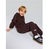 Sinsay - Postavljene loose jogger pantalone Active - tamno braon