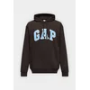 GAP Majica HERITAGE svetlo modra/temno rjava/bela