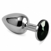 ANALNI ČEP Rosebud Classic Silver Black