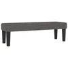 Vidaxl Klop siv 100x30x30 cm umetno usnje