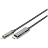 DIGITUS Digitus HDMI/USB-C® priključni kabel HDMI-A vtič\, USB-C® vtič 20 m črna AK-330150-200-S pozlačeni konektorji HDMI kabel, (20519294)