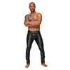 Hlače Noir HANDMADE s PVC gubami - XL
