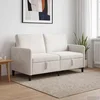 Sofa s pohranom Krem 152 x 78 x 87 cm Poliester
