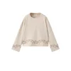 MANGO KIDS Majica PASMINA rjava/kapučino