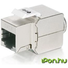 EQUIP konektor Keystone Jack Cat.6, fully shielded, punch down, 8kom